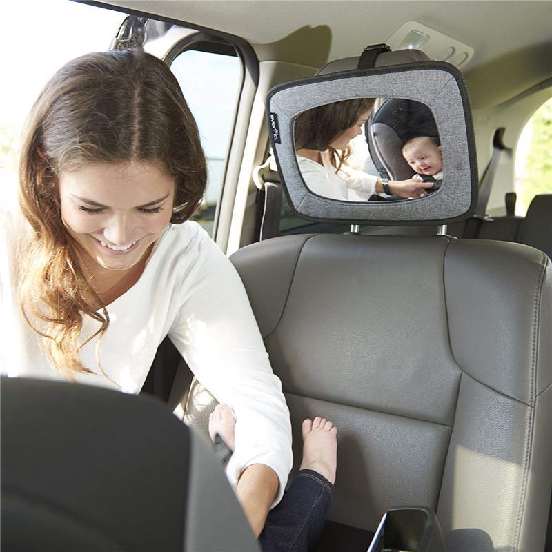 Evenflo - Backseat Baby Mirror Gray Melange
