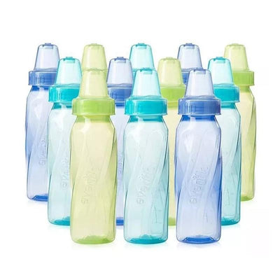 Evenflo Feeding 12Pk Classic Tinted Neutral Plastic Bottles, 8 Oz