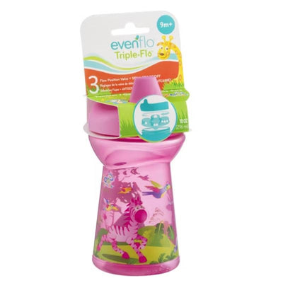 Evenflo Feeding 1Pk Tripleflo Decorated Tumbler Sippy Cup, 10 Oz Image 1