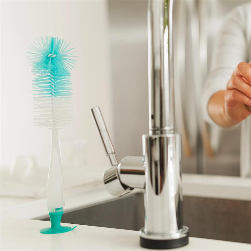 Evenflo Feeding 2-In-1 Baby Bottle Brush With Nipple Brush, 1Pk Image 3