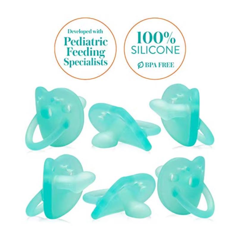 Evenflo Feeding 2Pk Balance + Orthodontic Aqua Pacifier 6M+ Image 3