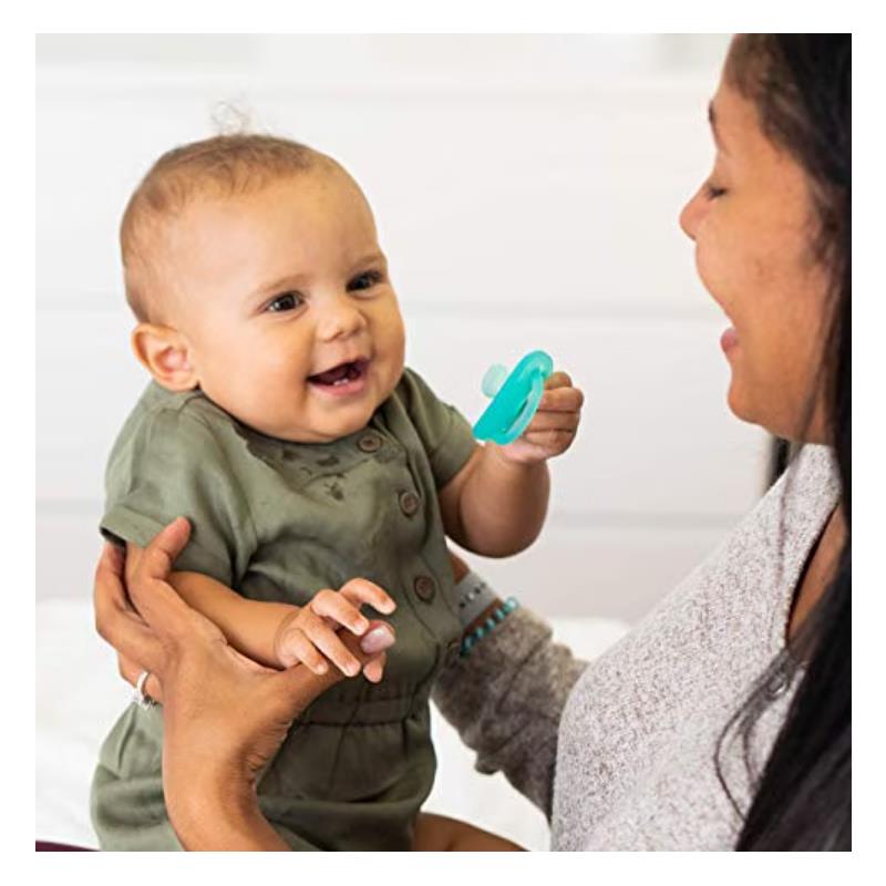 Evenflo Feeding 2Pk Balance + Orthodontic Aqua Pacifier 6M+ Image 4