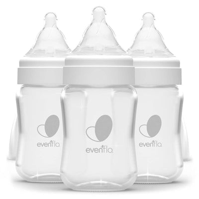 Evenflo Feeding 3Pk Balance + Glass Wide Bottles, 6 Oz Image 1