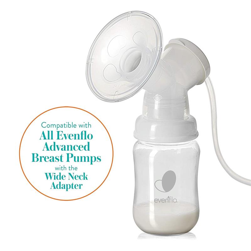Evenflo Feeding 3Pk Balance + Glass Wide Bottles, 6 Oz Image 2