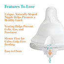 Evenflo Feeding 3Pk Balance + Glass Wide Bottles, 6 Oz Image 4