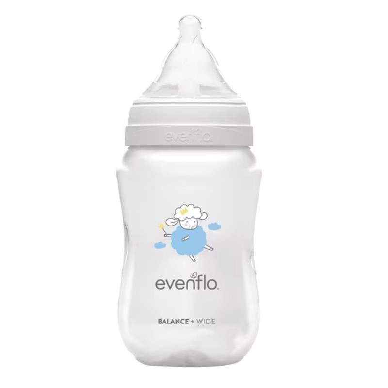 Evenflo Feeding 3Pk Balance + Wide Bottles, 9 Oz Decorated Magic Friends Image 2