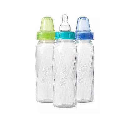 Evenflo Feeding 3Pk Classic Clear Plastic Bottles, 8 Oz Image 1