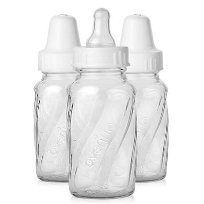 Evenflo Feeding 3Pk Classic Glass Bottles, 4 Oz  Image 1