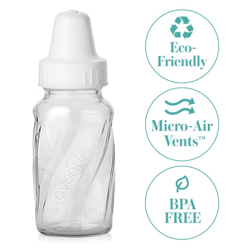 Evenflo Feeding 3Pk Classic Glass Bottles, 4 Oz  Image 2