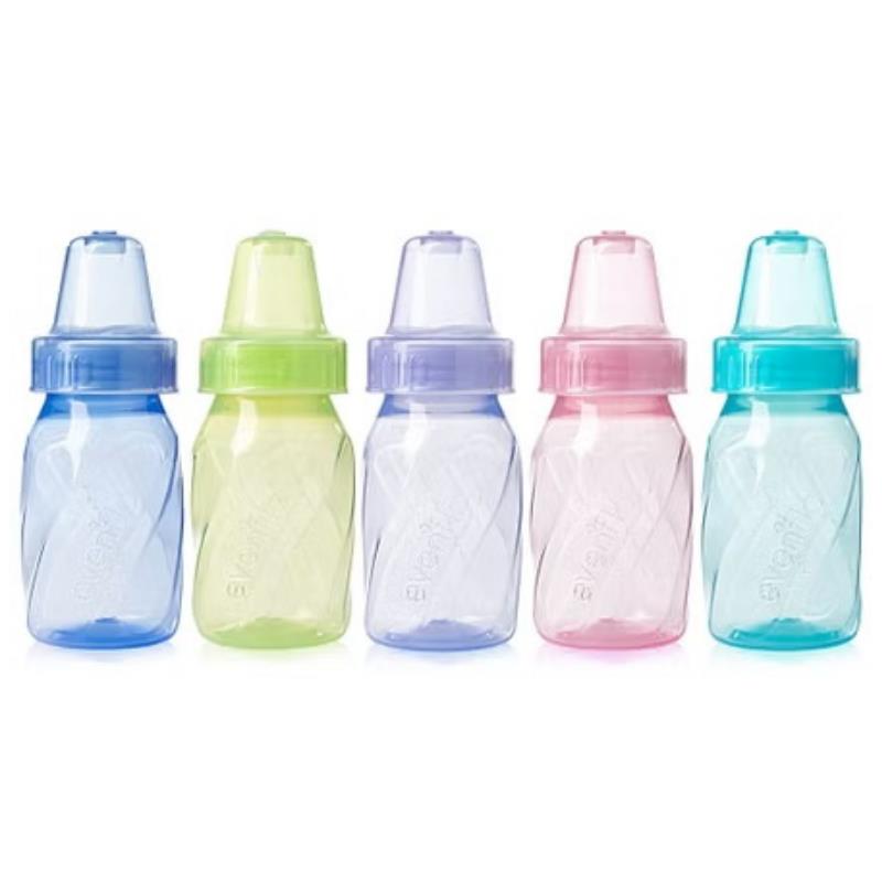 Evenflo Feeding 3Pk Classic Tinted Plastic Bottles, 4 Oz Image 3
