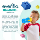 Evenflo Feeding 5 Oz Balance Sippy Cups, 2Pk for Babies 6M+, Blue & Green Image 4