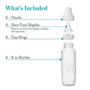 Evenflo Feeding 6Pk Classic Glass Bottles, 8 Oz Image 3
