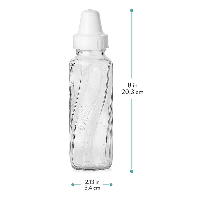 Evenflo Feeding 6Pk Classic Glass Bottles, 8 Oz Image 5