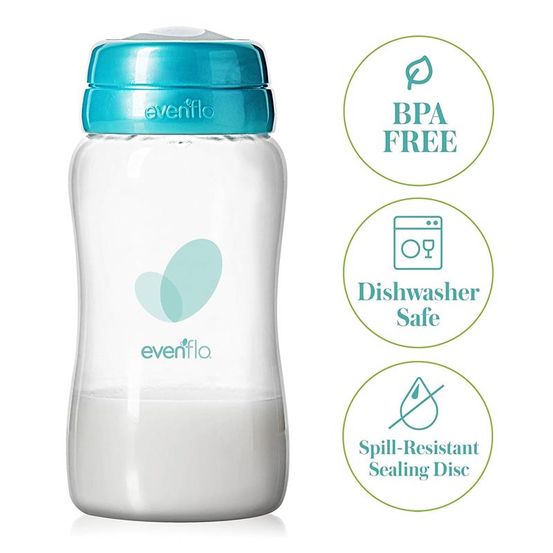 Evenflo Feeding 6Pk Milk Collection Bottles, 5 Oz Image 8