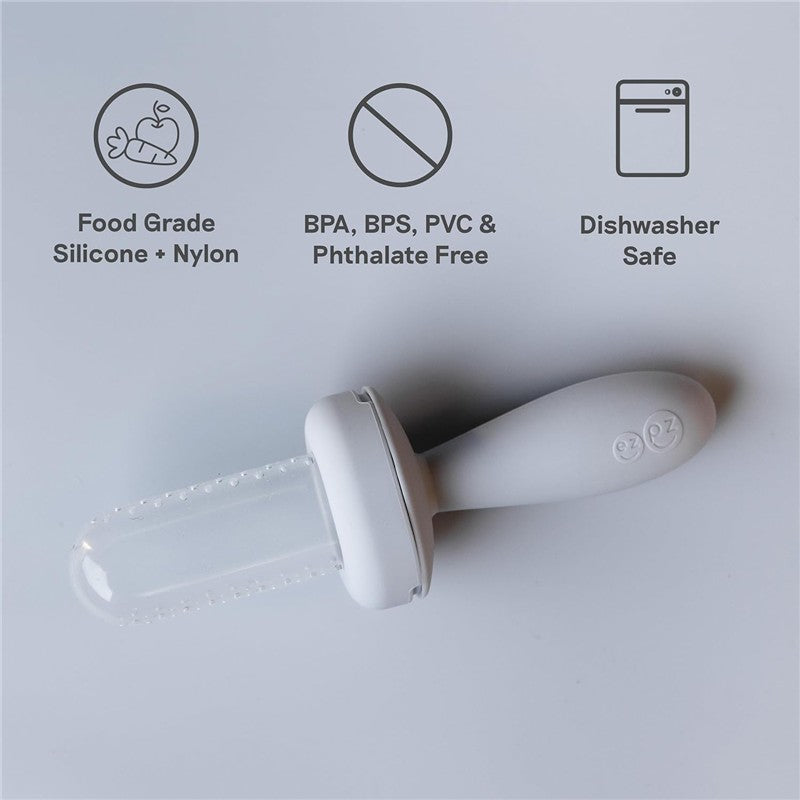 ezpz Baby Led Gumline Feeder Straight Pack - Pewter Image 6