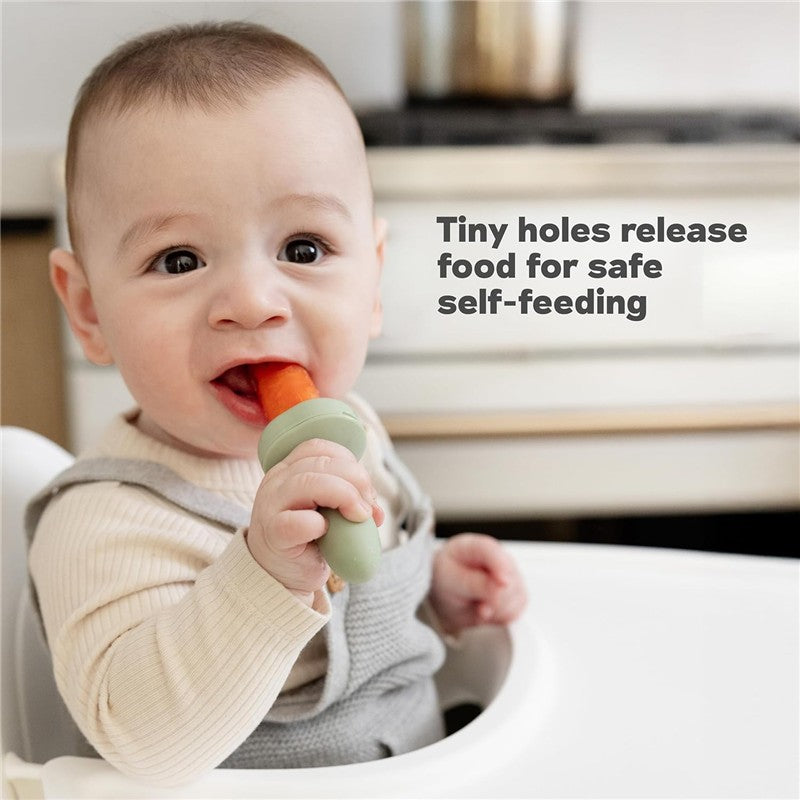 ezpz Baby Led Gumline Feeder Straight Pack - Sage Image 3