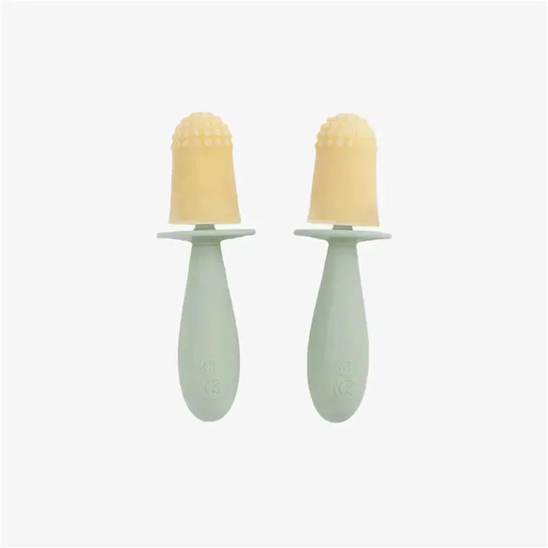 Ezpz - Tiny Popsicle Mold Set with Wands, Sage Green Image 2
