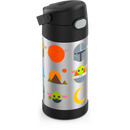Thermos - Stainless Steel Insulated 12 Oz Straw Bottle, Mandalorian