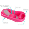 The First Years Sure Comfort Deluxe Newborn to Toddler Tub with Sling - Pink