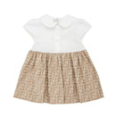 Fendi Baby - Baby Girl Short Sleeve Dress Buttons Down Image 1