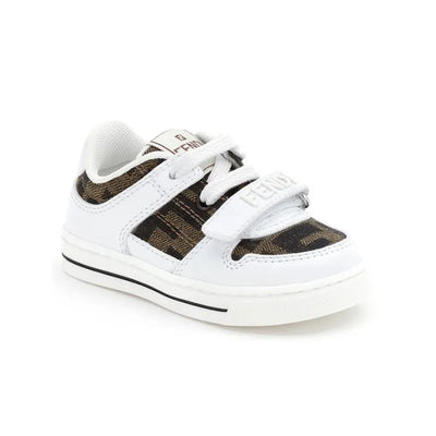 Fendi Baby - Babylace Up Velcro Ff Detailed Sneakers Image 1