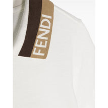 Fendi Baby - Boy Embroidered Short Sleeve Polo Shirt Image 2