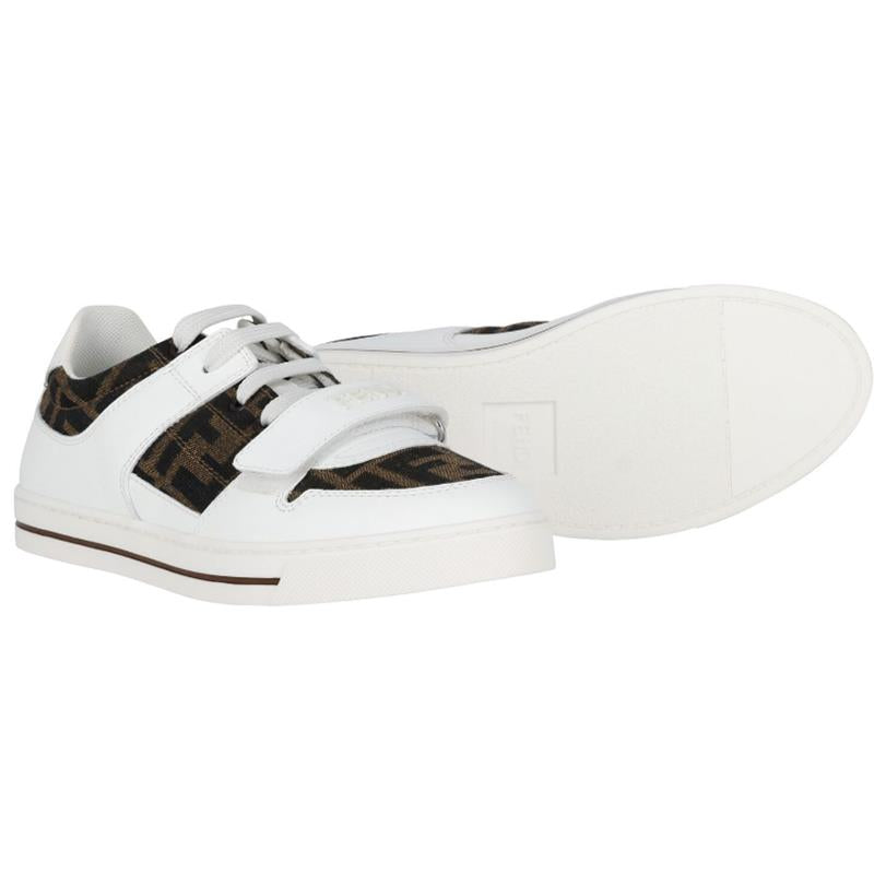 Fendi Baby - Lace Up Velcro Ff Detailed Sneakers Image 4