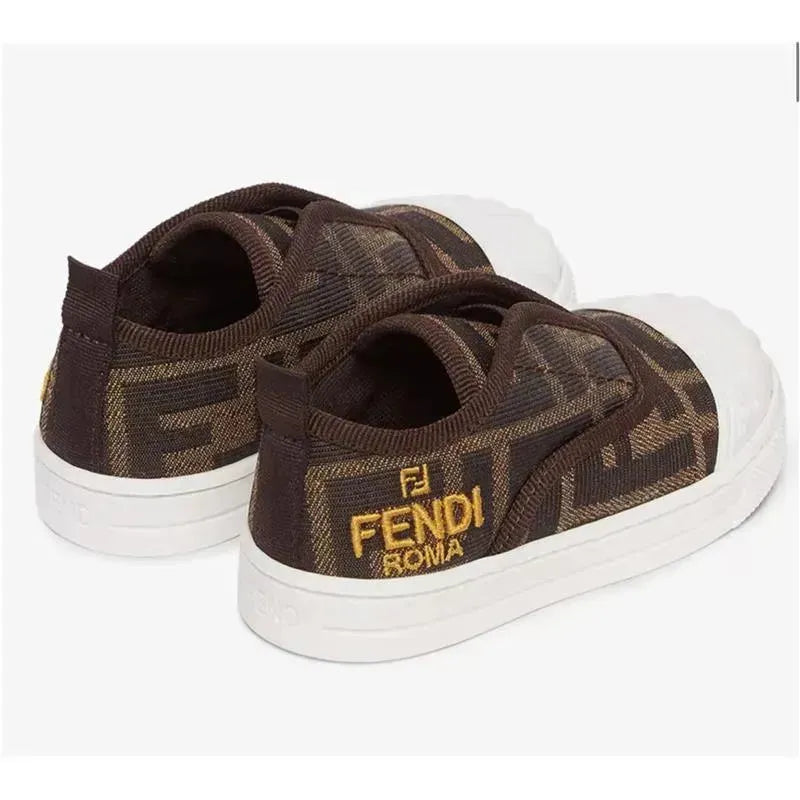fendi umbrella stroller Junior Sneakers , Brown, Size 21- Fendi
