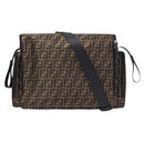 Fendi Baby - Baby FF Logo Changing Bag in Brown Image 3