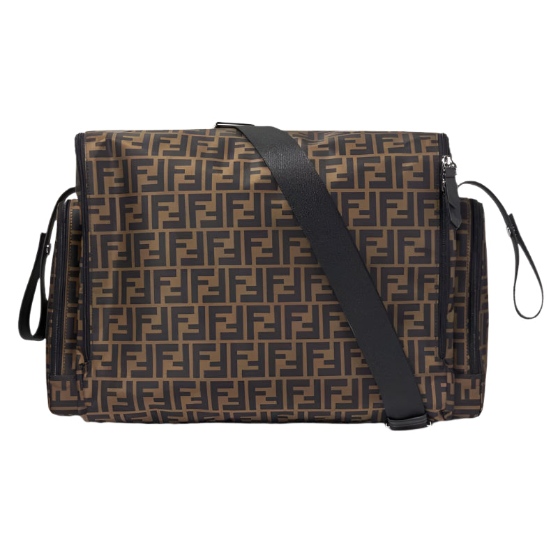 Fendi Baby - Baby FF Logo Changing Bag in Brown Image 3