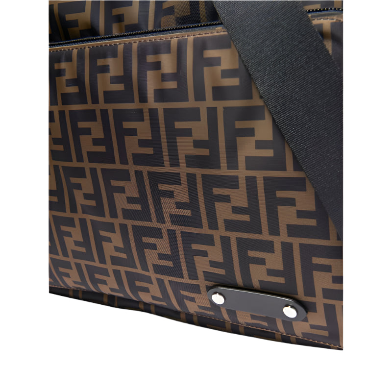 Fendi Baby - Baby FF Logo Changing Bag in Brown Image 4