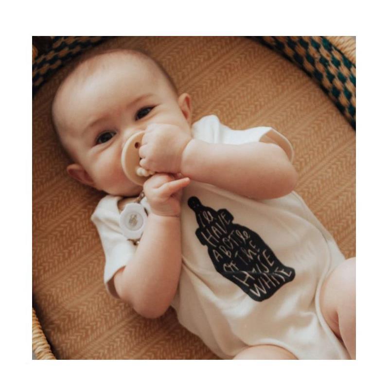 Finn + Emma Baby Girl Graphic Bodysuit House White Image 3