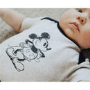 Finn + Emma Bodysuit, Pant & Bib Mickey Mouse, Grey/Red/Black Image 3