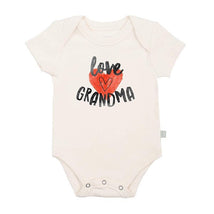 Finn + Emma Graphic Bodysuit Love Grandma, Beige Image 1