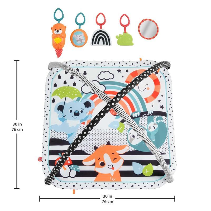 Fisher Price - 3-in-1 Music, Glow and Grow Gym Play Mat Image 7