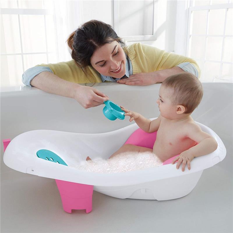 Fisher Price - Baby Bath Tub 4-In-1 Sling 'N Seat Tub, Girl Image 10