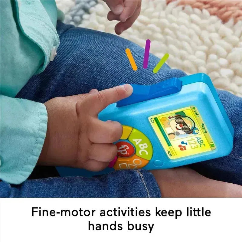 Fisher-Price - Baby Learning Toy Laugh & Learn Puppy’s Music Player with Lights, 6+ Months, Blue Image 5