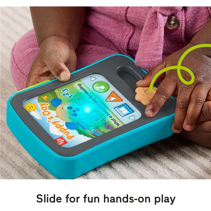 Fisher Price - Baby Learning Toy Laugh & Learn Puppy’s Storytime Reader Pretend Tablet Image 4