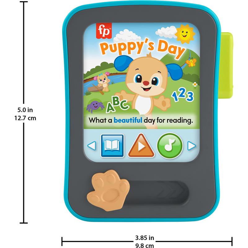 Fisher Price - Baby Learning Toy Laugh & Learn Puppy’s Storytime Reader Pretend Tablet Image 5