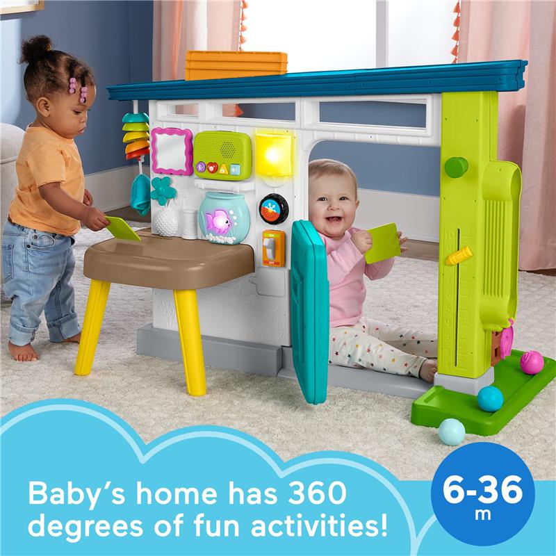 Fisher Price - Baby Learning Toy Laugh & Learn Ultimate Playhouse with Smart Stages & 9 Pretend Play Image 2