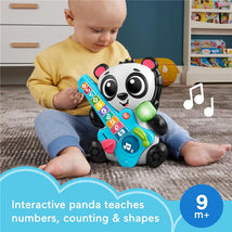 Fisher Price - Baby Learning Toy Link Squad Jam & Count Panda with Music & Lights Image 2