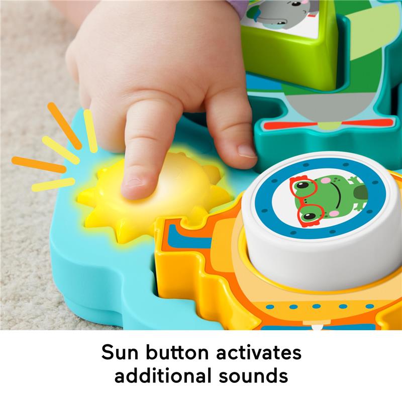 Fisher Price - Baby Sorting Toy Shapes & Sounds Vehicle Puzzle with Music & Lights Image 4