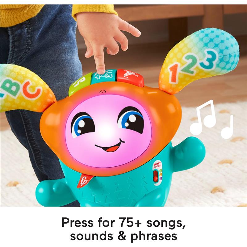 Fisher Price - Baby & Toddler Learning Toy DJ Bouncin’ Beats with Music Lights Image 3