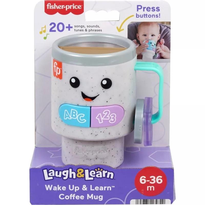 Fisher Price - Baby & Toddler Toy Laugh & Learn Coffee Mug Musical Activity with Lights  Image 6