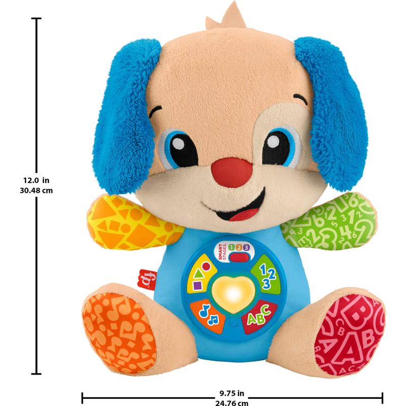 Fisher Price - Baby Toy Laugh & Learn Smart Stages Puppy Musical Plush with Lights & Learning Songs Image 5