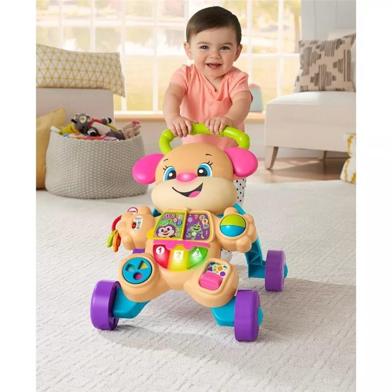 Fisher Price - Baby Toy Laugh & Learn Smart Stages Sis Walker with Educational Music Lights Image 2