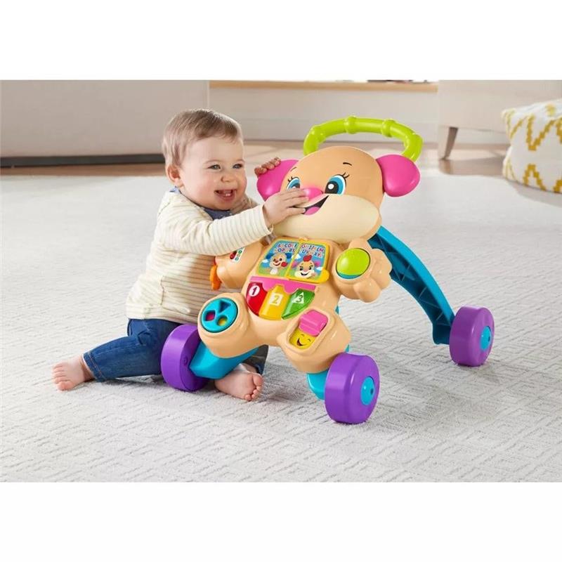 Fisher Price - Baby Toy Laugh & Learn Smart Stages Sis Walker with Educational Music Lights Image 3