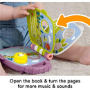 Fisher Price - Baby Toy Purple Monkey Musical Storybook with Lights & Sounds Image 4
