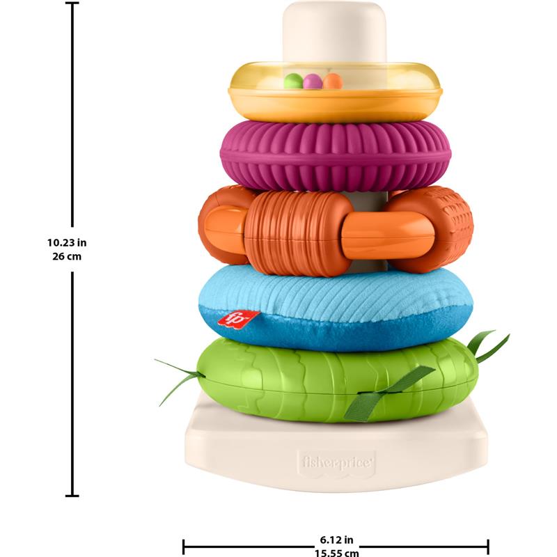 Fisher Price - Baby Toy Sensory Rock-a-Stack Image 5