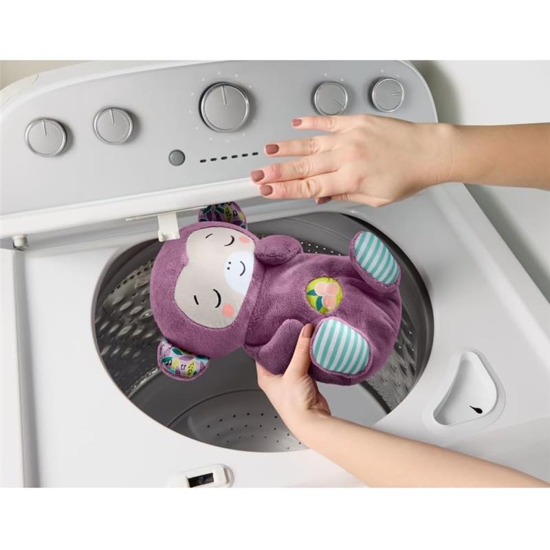 Fisher-Price Baby Toy Soothe ‘n Snuggle Purple Monkey Plush Portable Sound Machine Image 6